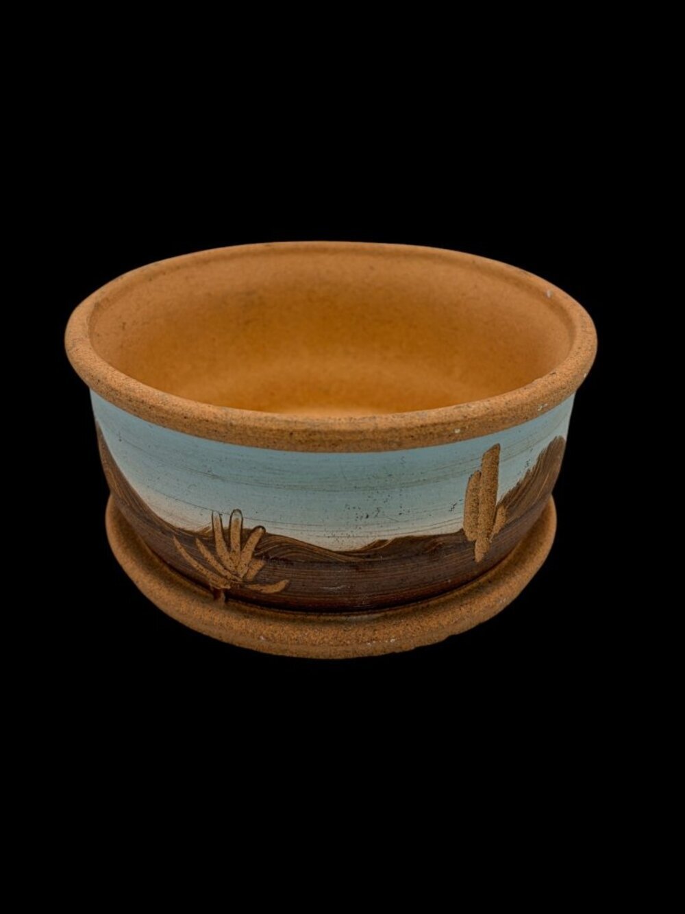 Vintage Gordon Pottery Southwestern Desert Planter | Handcrafted 1990s Studio - Picture 2 of 12